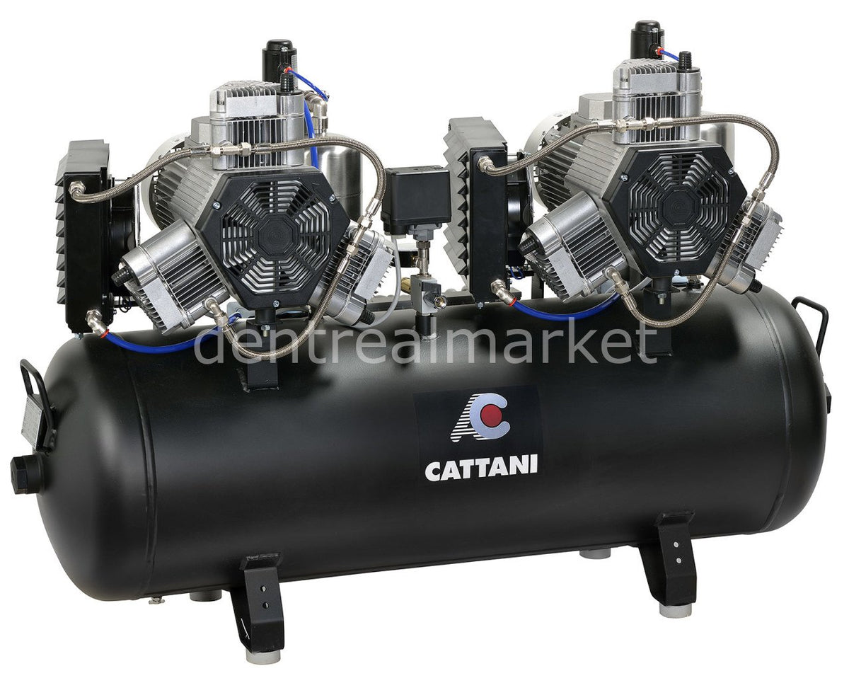 Cattani AC 400 Dryer Compressor Dual Head Dual Cylinder
