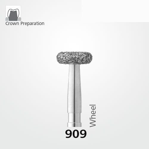 Meisinger 909 Synthetic Diamond Bur Wheel 2 pcs