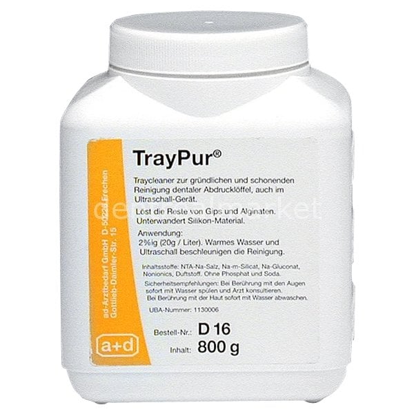 a+d Dental Traypur Impression Tray Cleaning Powder 800 g