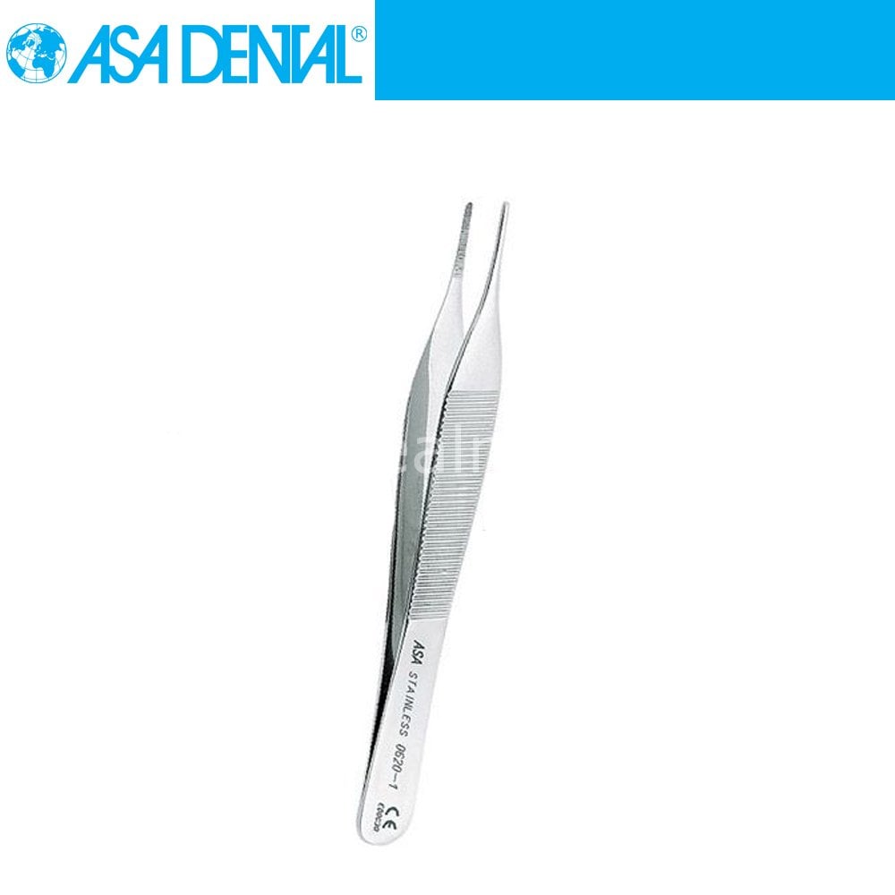 Asa Dental Adson Tissue Forceps — Serrated