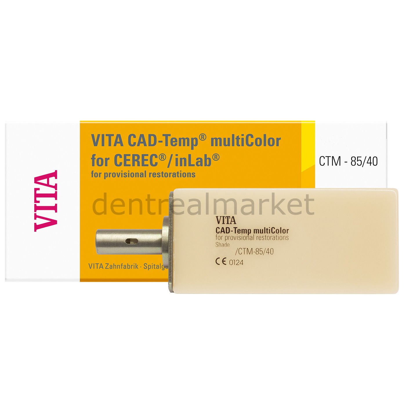 Vita CAD-Temp MultiColor CTM-85 Multichromatic Acrylic Polymer Disc