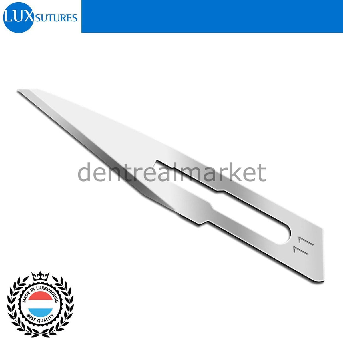 Lux Sutures Sterile Surgical Scalpel Blade No. 11