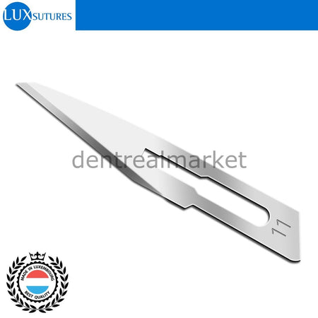 Lux Sutures Sterile Surgical Scalpel Blade No. 11