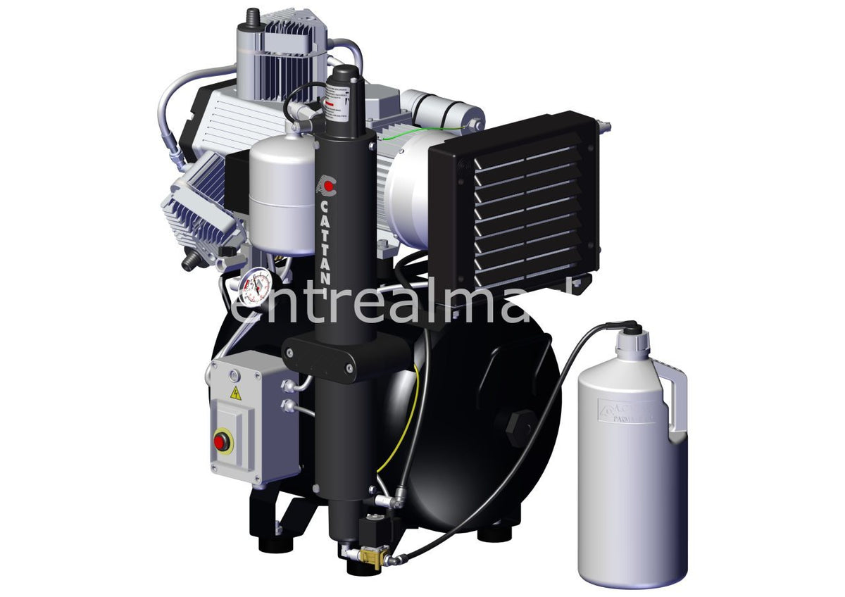 Cattani AC 300 Dryer Compressor — 3-Cylinder