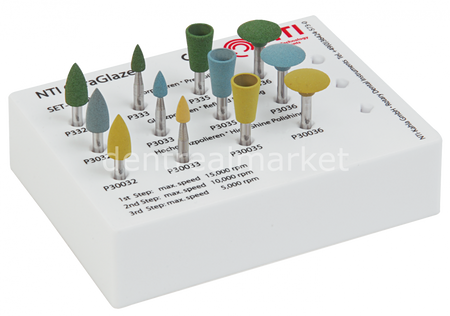 NTI Ceraglaze Zirconia Polishing Rubber Set