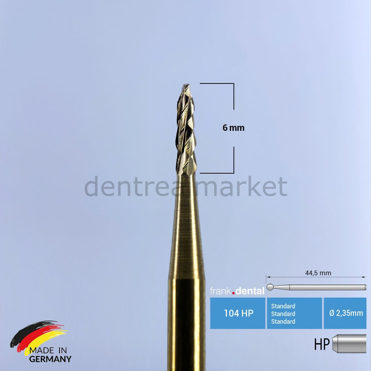 Frank Dental Carbide Surgical Bur 163A HP — Bone Cutting / Root Separation