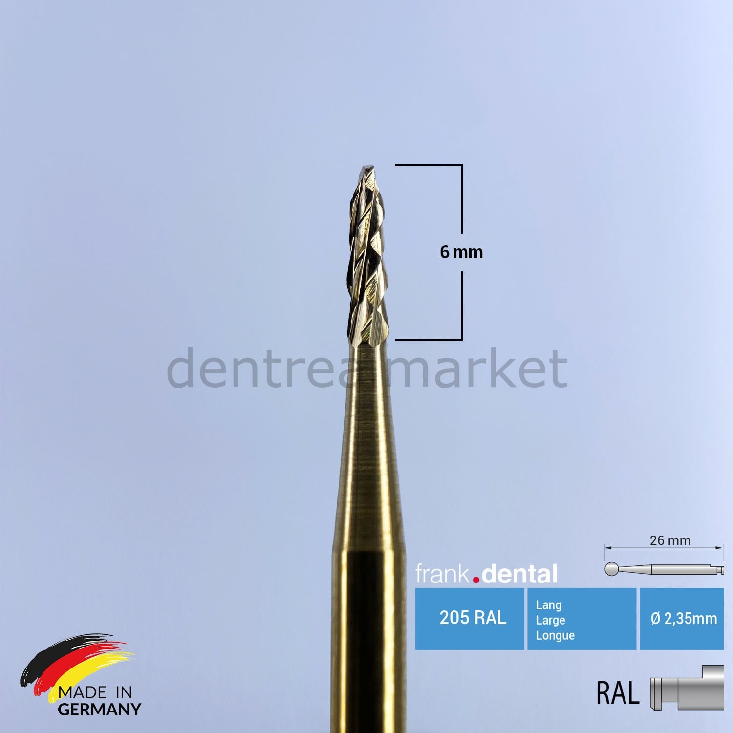 Frank Dental Carbide Surgical Bur 163A Contra-angle