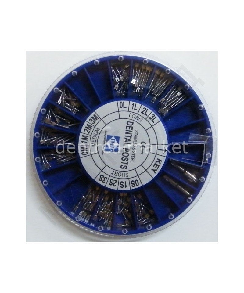 IMD Dental Steel Screw Post Kit — 120 pcs