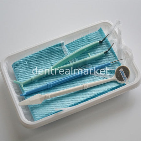 Ocean Disposable Mirror Probe Cotton Pliers Kit — 10 Sets