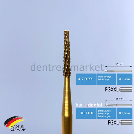 Frank Dental Titanium Carbide Surgical Bur 254 for Turbine