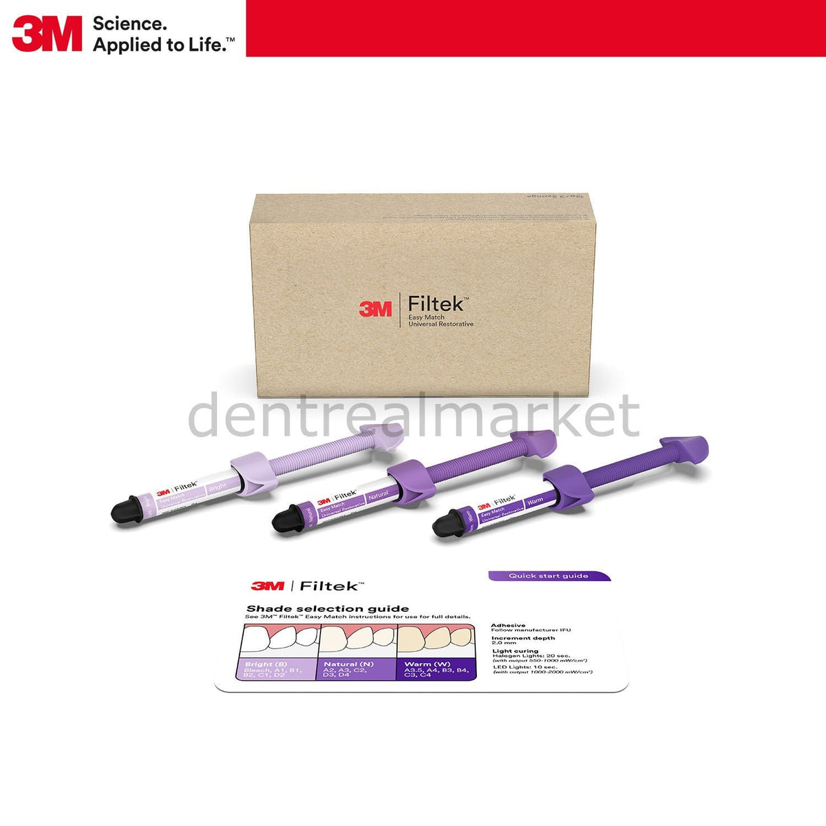 3M Filtek Easy Match Universal Restorative Intro Kit Syringe