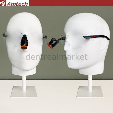 Amtech Optic Fixed-Frame Protective Glasses with Adjustable USB LED Light