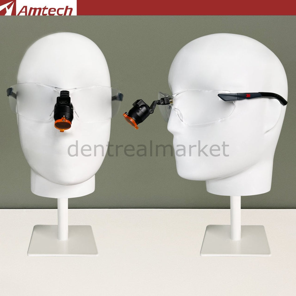 Amtech Optic Fixed-Frame Protective Glasses with Adjustable USB LED Light