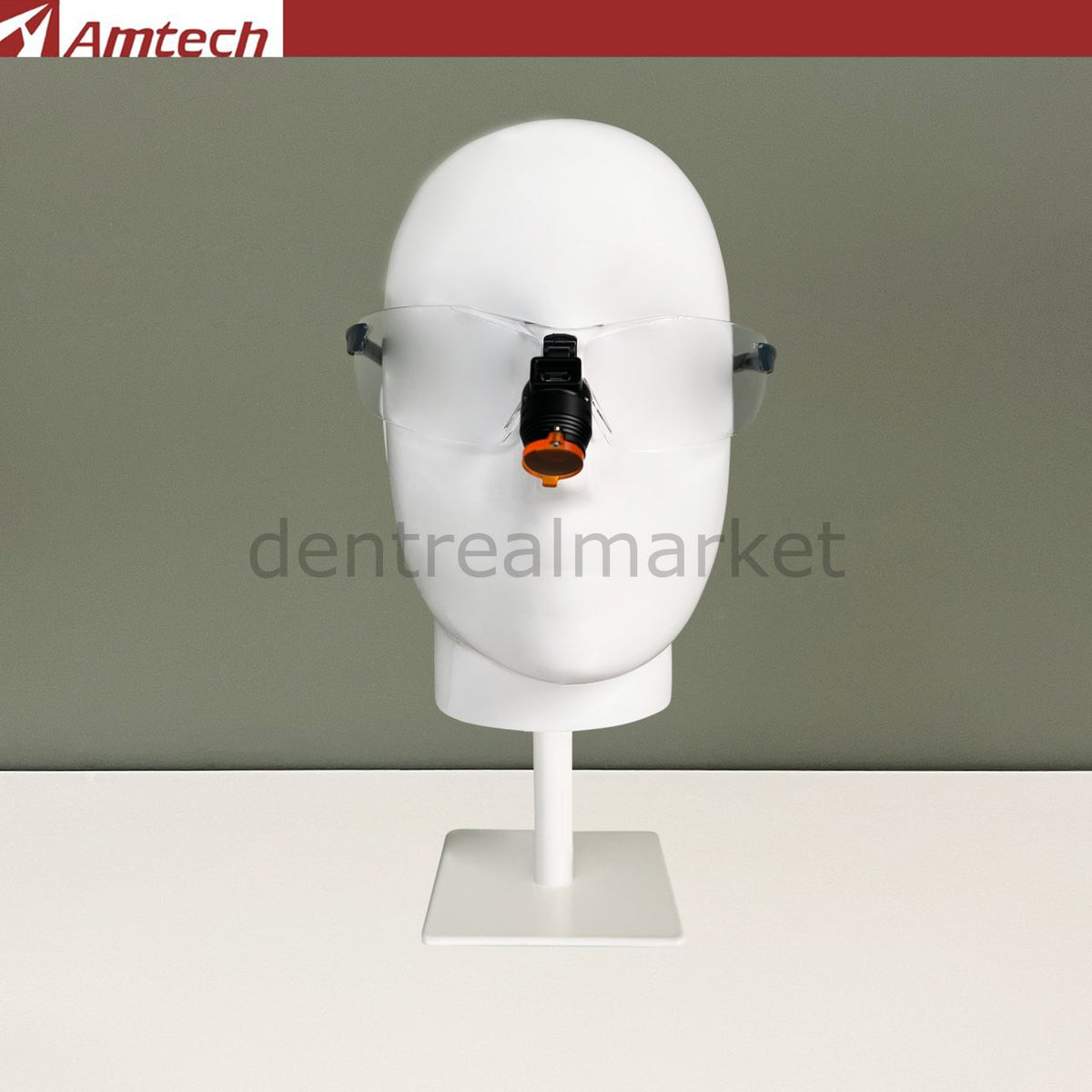 Amtech Optic Fixed-Frame Protective Glasses with Adjustable USB LED Light
