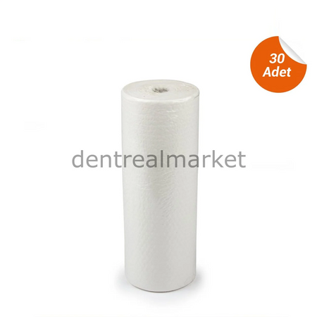 New Dent Real Roll Patient Bib White 50 x 60 cm Carton of 30