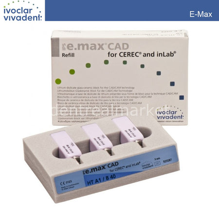Ivoclar Vivadent IPS e.max CAD for CEREC and inLab Block HT B40 L