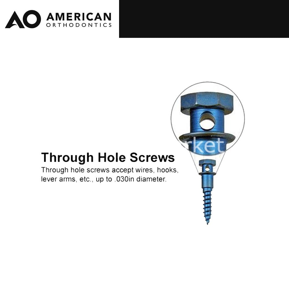 American Orthodontics Aarhus Through-Hole Screw