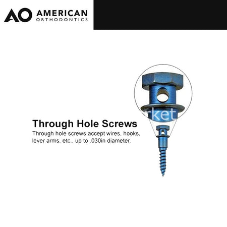 American Orthodontics Aarhus Through-Hole Screw