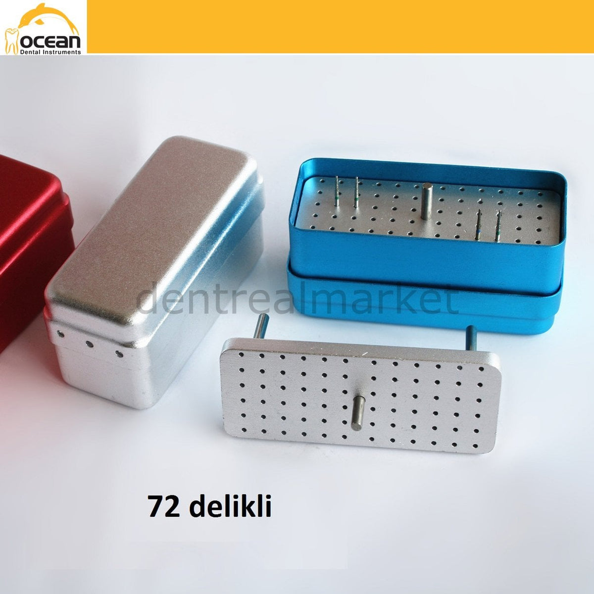 Ocean Autoclavable Bur Box 72 Holes