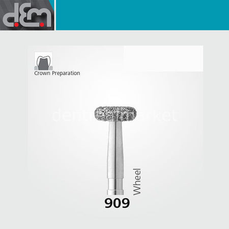 Dx Dentex DX Synthetic Diamond Bur 909 Wheel Pack of 2