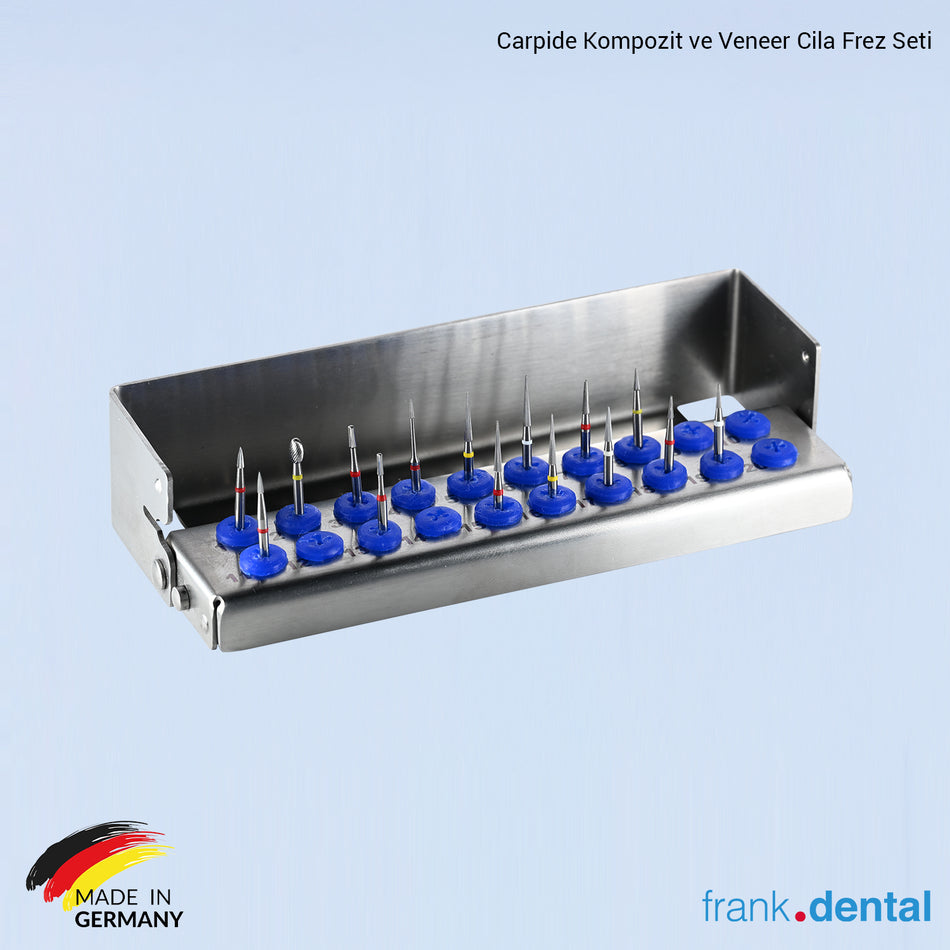 Karbid-Komposit- und Veneer-Polierbohrer-Set