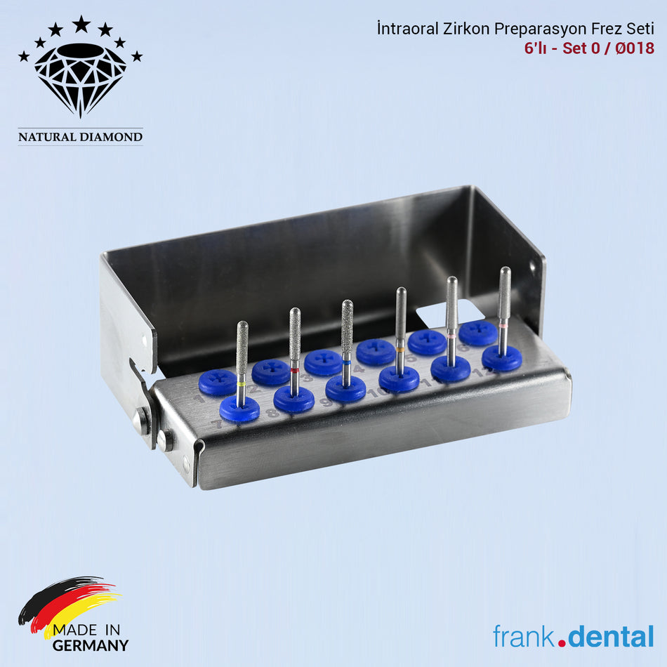 Intraoral Zircon Bur Kit of 6 - ZR0364