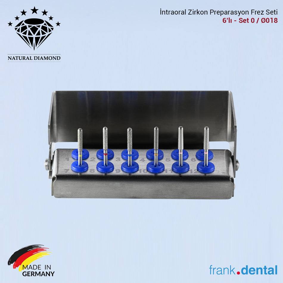 Intraoral Zircon Bur Kit of 6 - ZR0364