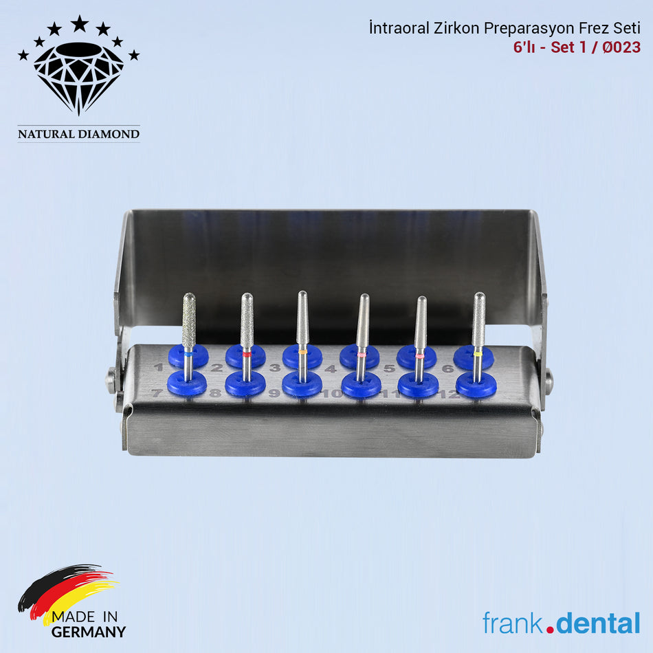 Intraoral Zircon Bur Kit of 6 - ZR1356