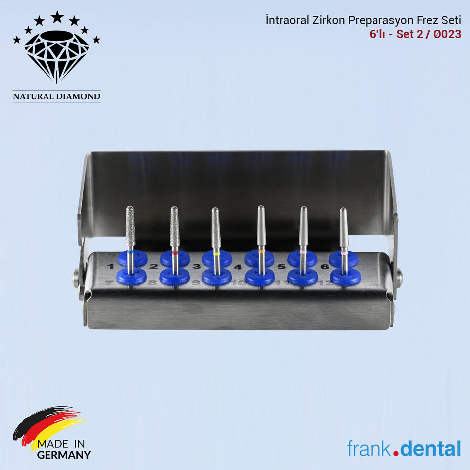 Intraoral Zircon Bur Kit of 6 - ZR2356