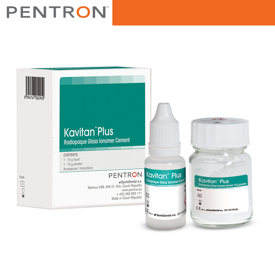 Kavitan Plus Radiopaque Glass Ionomer Filling Cement - 100 Pcs