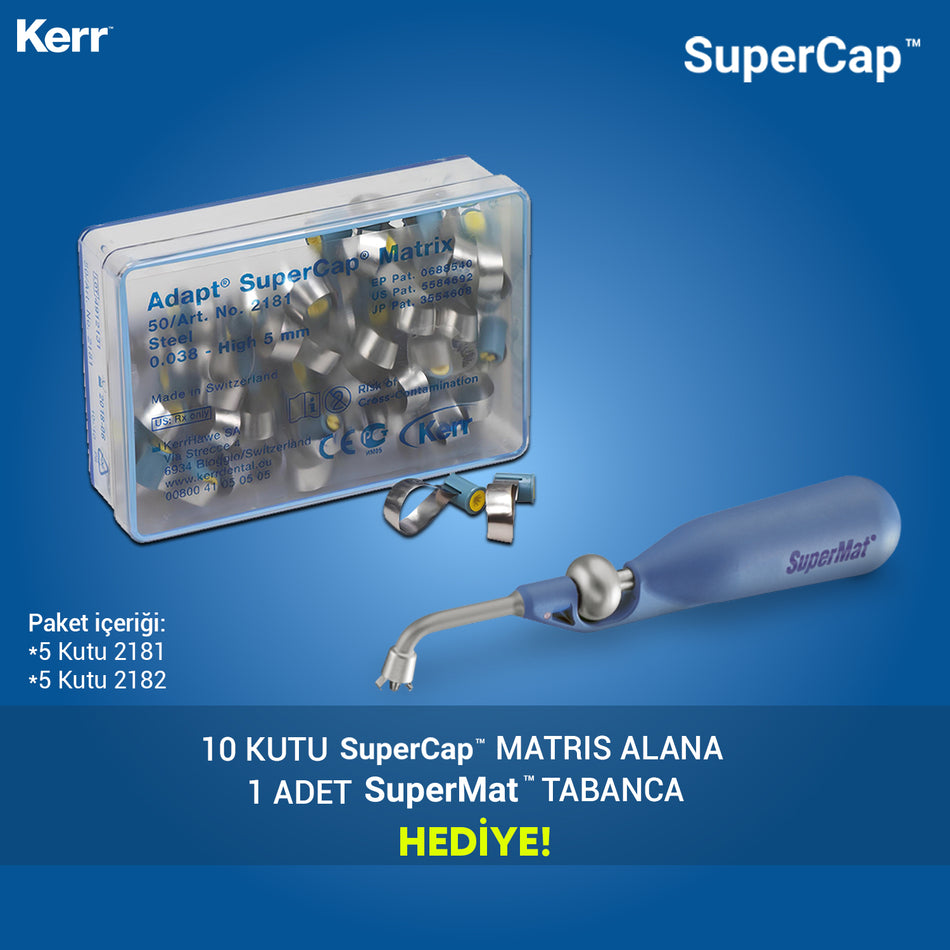 Offer - SuperMat Adapt SuperCap Matrices - Supermat Gun gift with Purchase of 10 Boxes