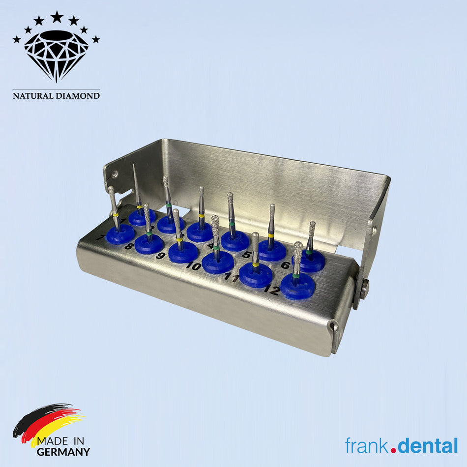 Conical Filler Preparation Dental Natural Diamond Bur Set