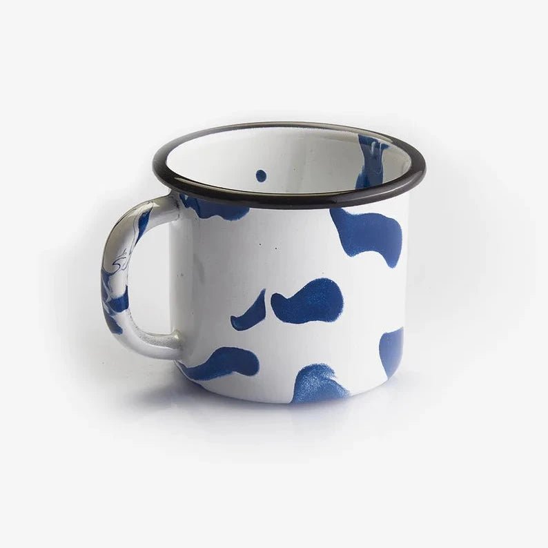 Kapka - A Little Color Mug - Enamel Vintage Look Washable Mug / Kapka