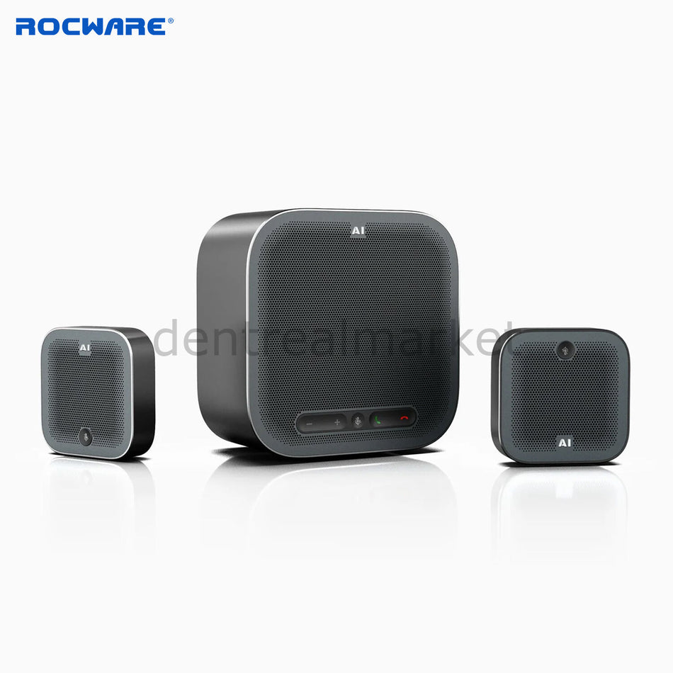 Rocware A10 USB AI-Powered Conference Speakerphone and Microphone System