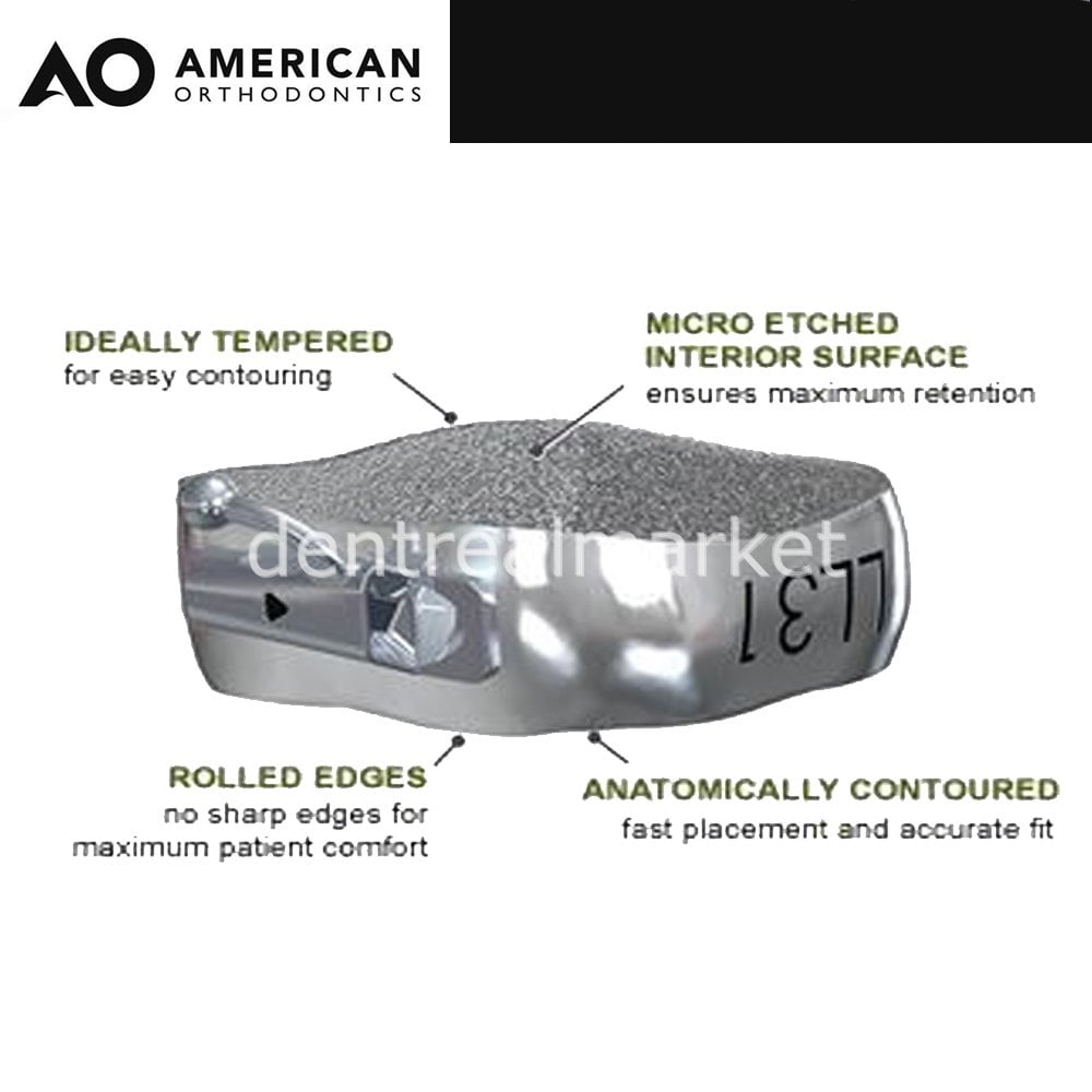American Orthodontics Molar Band with Tube