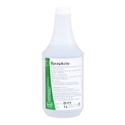 a+d Dental Sprayactiv Surface Disinfectant 5 L
