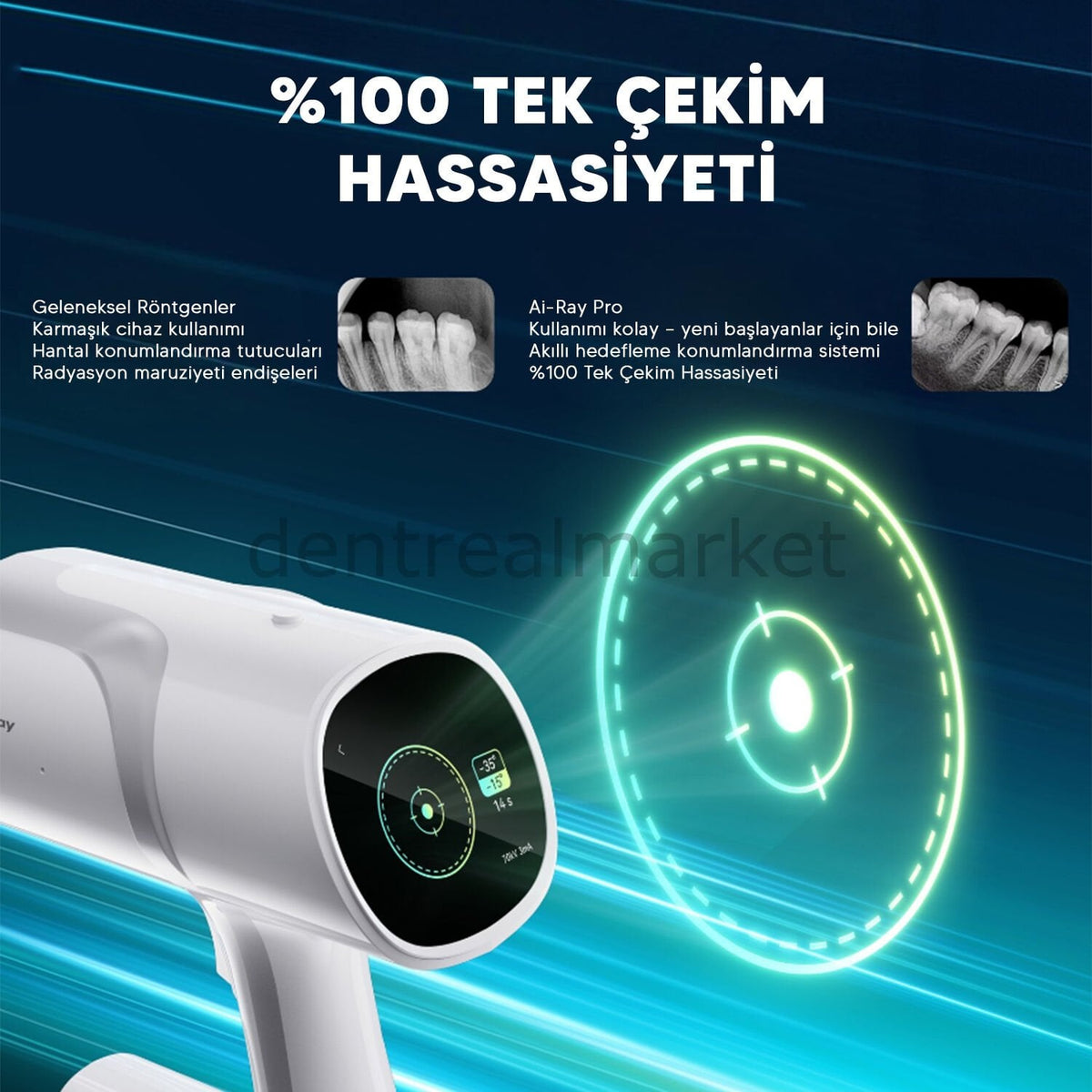 Woodpecker Ai Ray Pro Portable Periapical X-Ray Unit