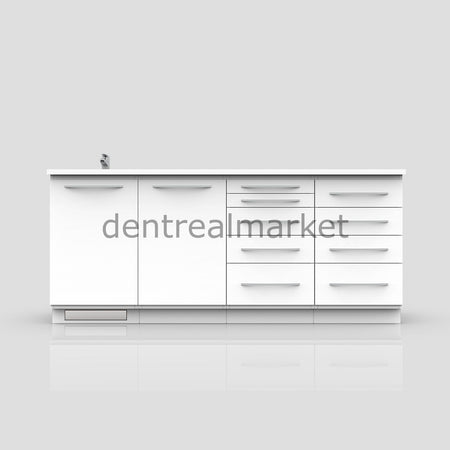 Grup Dental Foot-Controlled Clinic Workbench AN00 – Glass Top