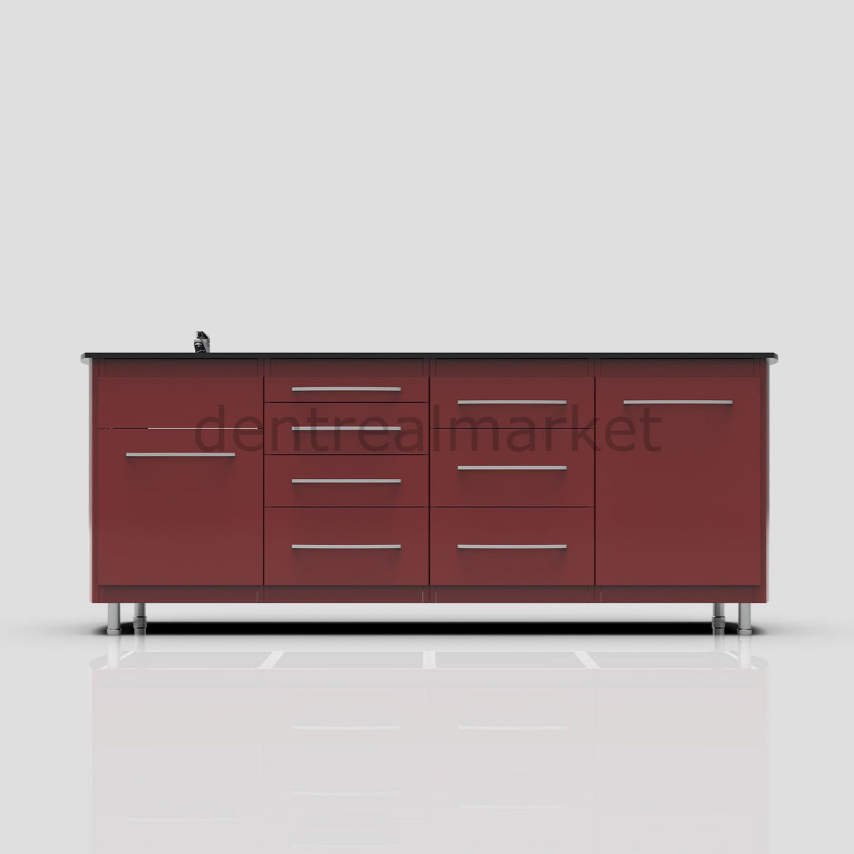 Grup Dental Adjustable-Leg Clinic Workbench AN04 – Laminate Top
