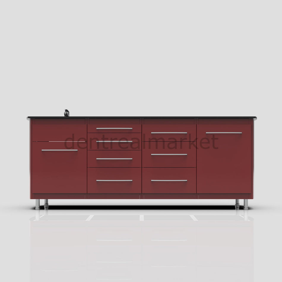 Grup Dental Adjustable-Leg Clinic Workbench AN04 – Laminate Top