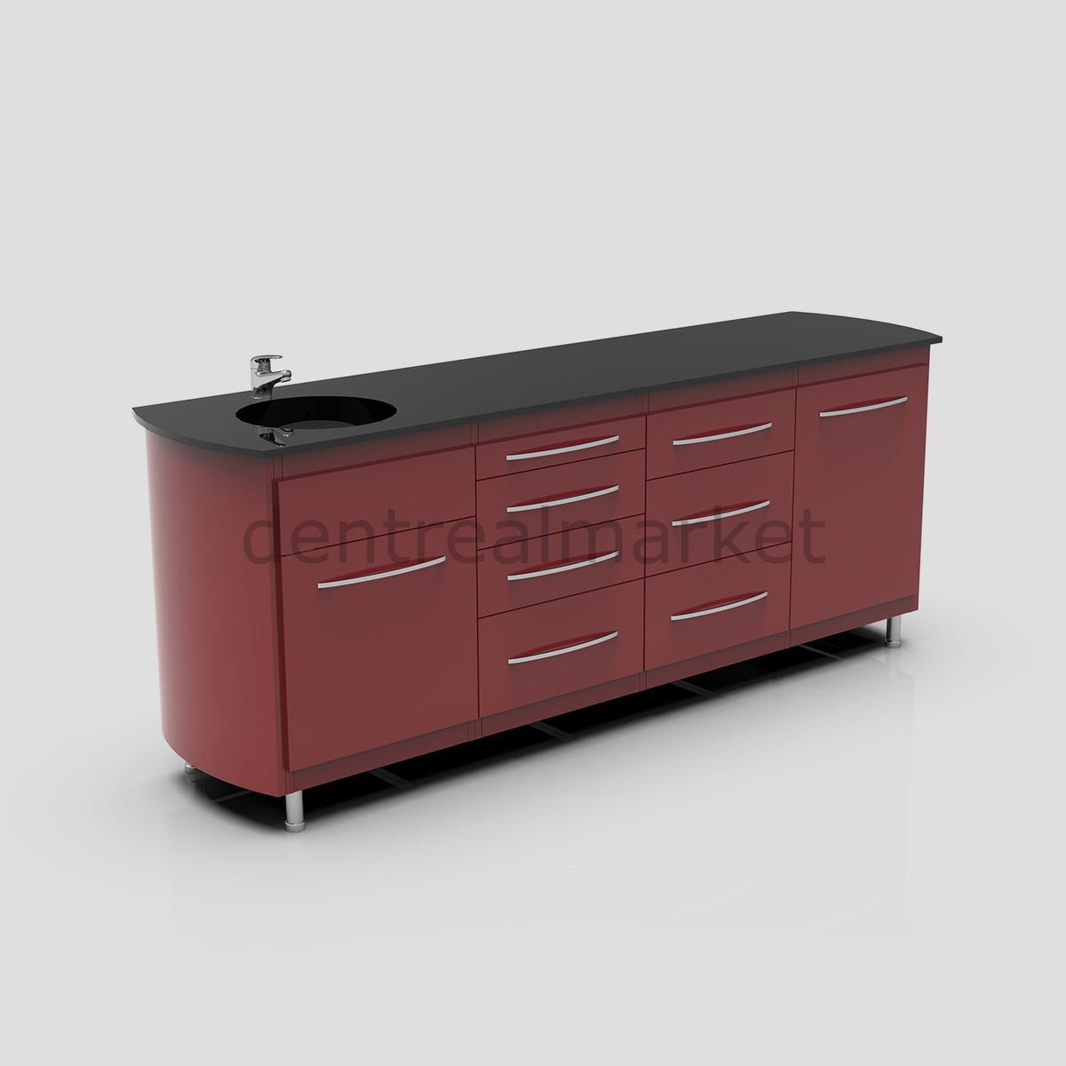 Grup Dental Adjustable-Leg Clinic Workbench AN04 – Laminate Top