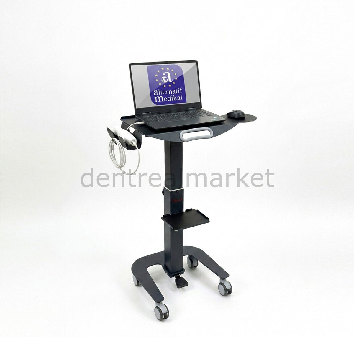New Dent ATS-YA Height-Adjustable Intraoral Scanner Stand - Anthracite