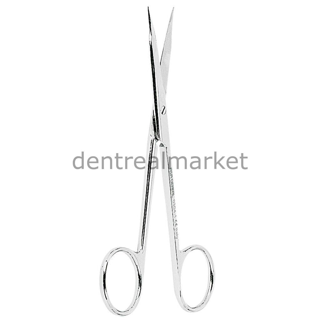 Asa Dental Goldman-Fox Surgical Scissors - Fine Pointed Curved