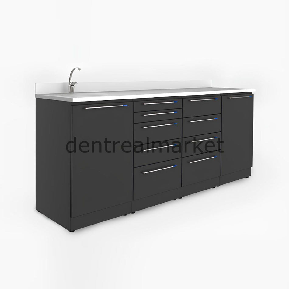 Grup Dental Adjustable-Leg Clinic Workbench - Corian Top AZ02