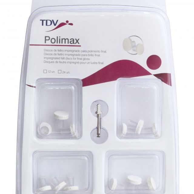 TDV Dental Polimax Impregnated Polishing Felt — 12-Piece Set