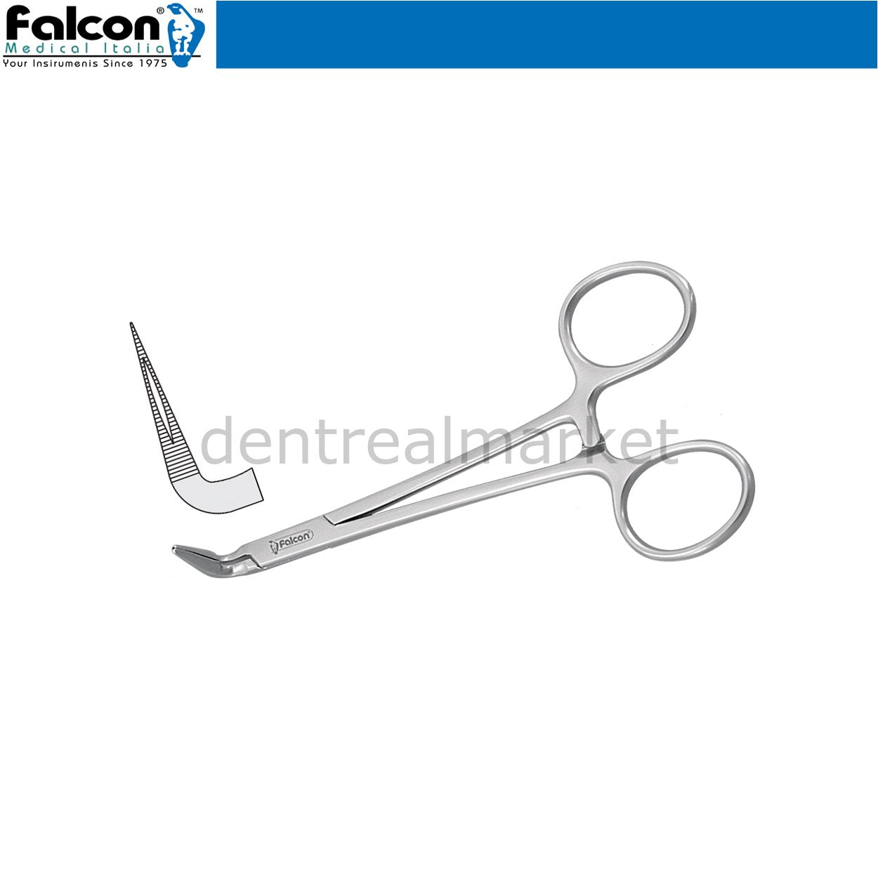 Falcon Splinter Forceps / Needle Holder — Luer (JFO 412)