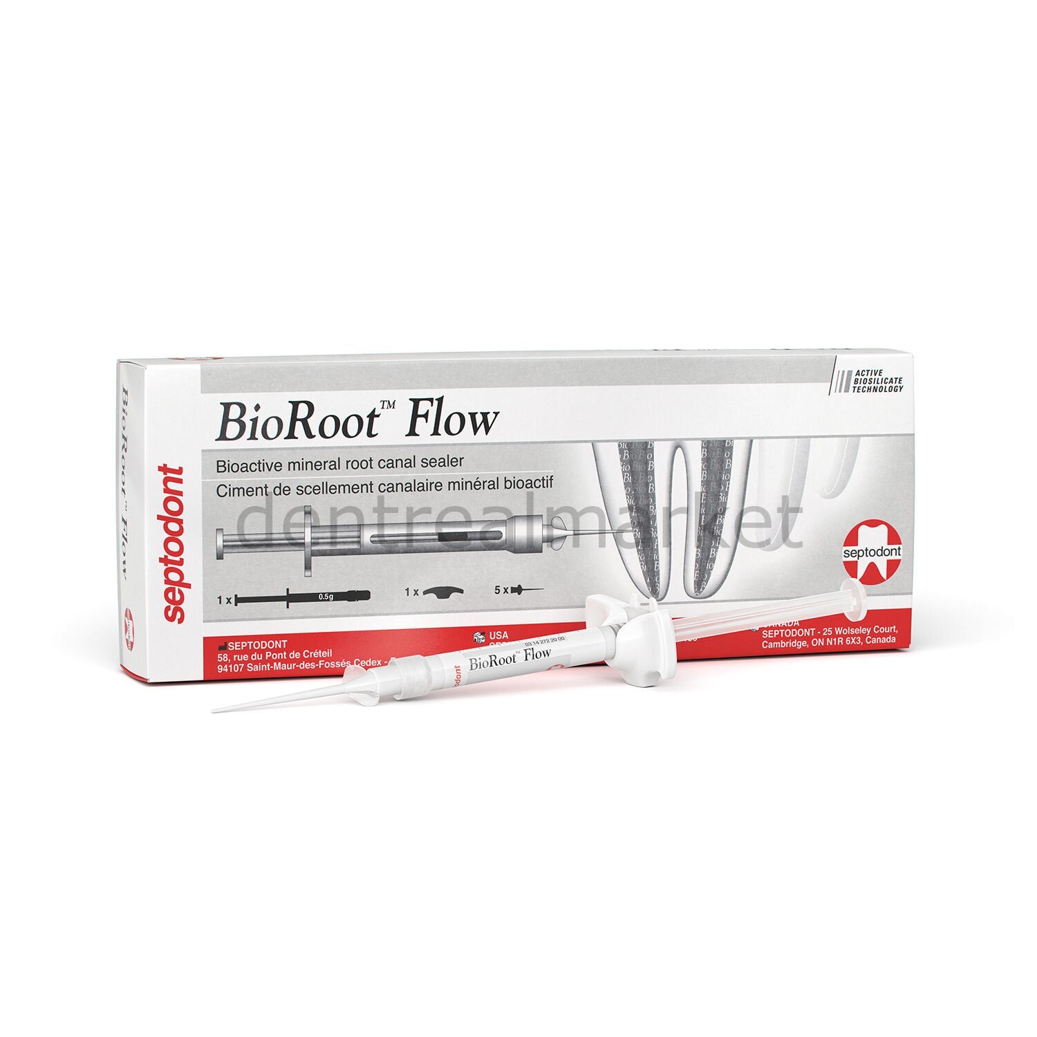 Septodont BioRoot Flow Bio-Ceramic Root Canal Sealer - 2 g