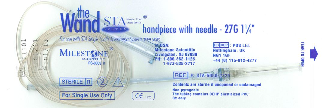 Aseptico The Wand Navigated Anesthesia Device Tubing Needle
