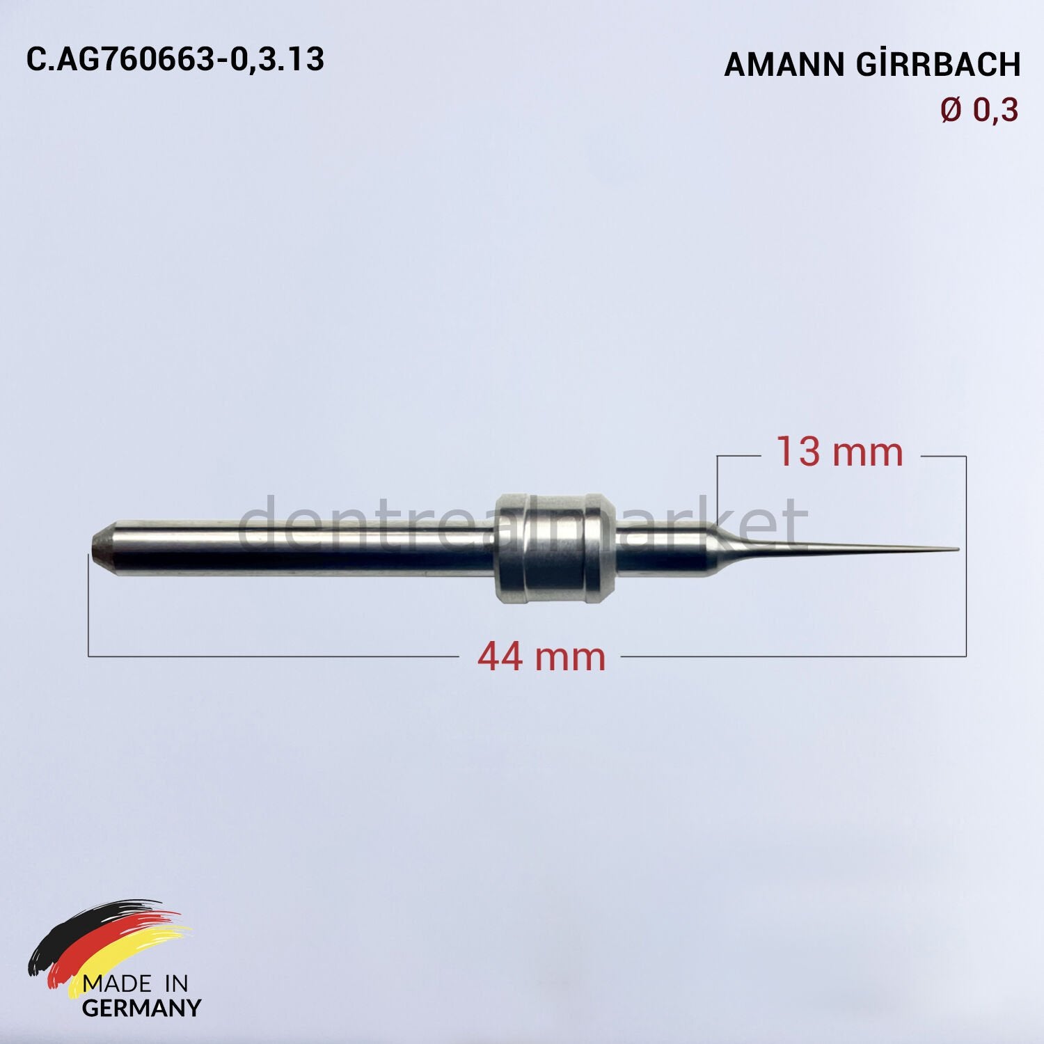 Frank Dental Amann Girrbach CAD/CAM Drill 0.3 mm