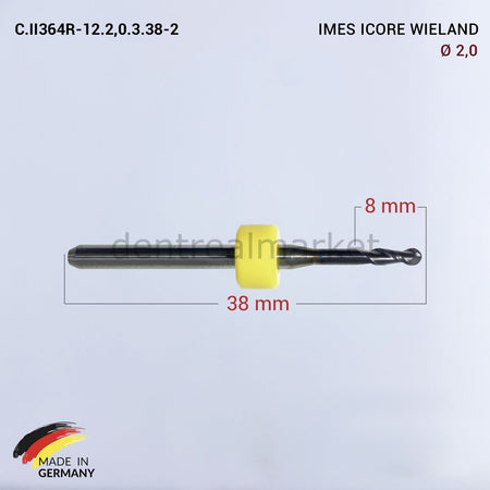 Frank Dental imes-icore Wieland CAD/CAM Bur 2.0 mm